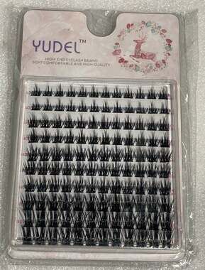 YUDEL Individual Lash Clusters C-Curl Mixed 8-16mm Extension Set